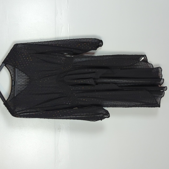 Torrid Sheer Swiss Dot Top - Picture 1 of 11
